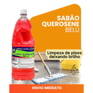 Sabão com Querosene Concentrado Belu Mundial 2 Litros - Detergente para uso geral - Envio Imediato em Oferta na Shopee