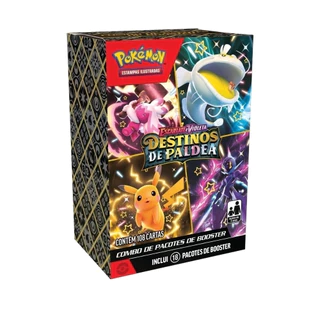 Combo de Booster Box Pokémon TCG Destinos de Paldea EV4.5 Escarlate e Violeta Original Copag