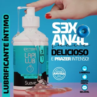 LUBRIFICANTE ÍNTIMO GRANDE SUAVE - PARA ANAL DELICIOSO COM MUITO MAIS PRAZER