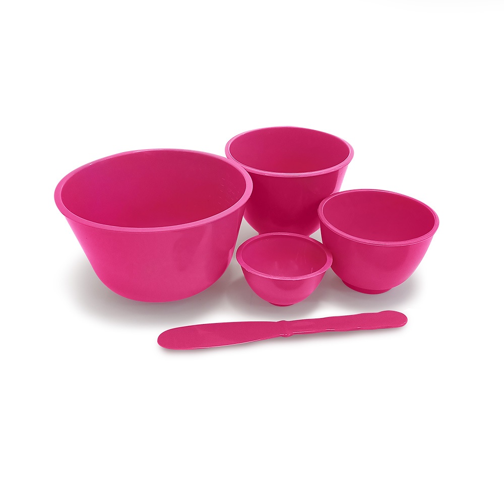 Kit 4 Cubetas Potes Para Creme + 1 Espatula