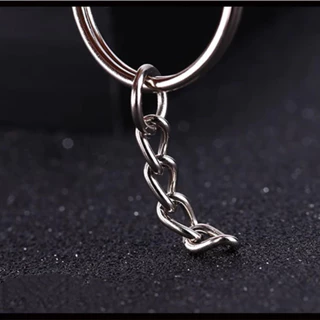 50PCS/100 Pçs/200PCS/300PCS Argolas Para Chaveiro C/ Corrente - 25mm Dourado/prata em Oferta na Shopee