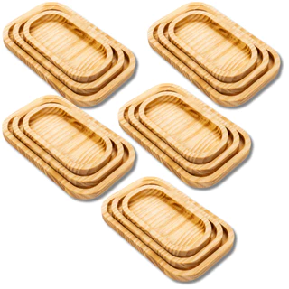 Kit Petisqueira de Madeira Pinus MDF Servir Frios Cafe da Manha Pães Doces Petisco