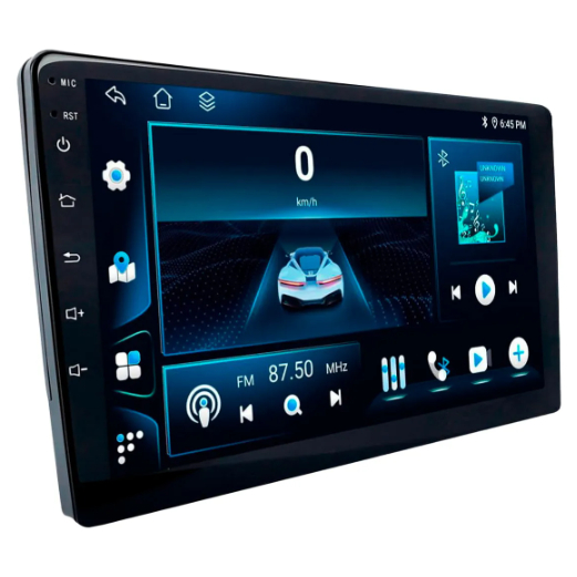 Multimidia 9 Polegadas 4GB + 64GB OCTACORE Sistema Android GPS Car