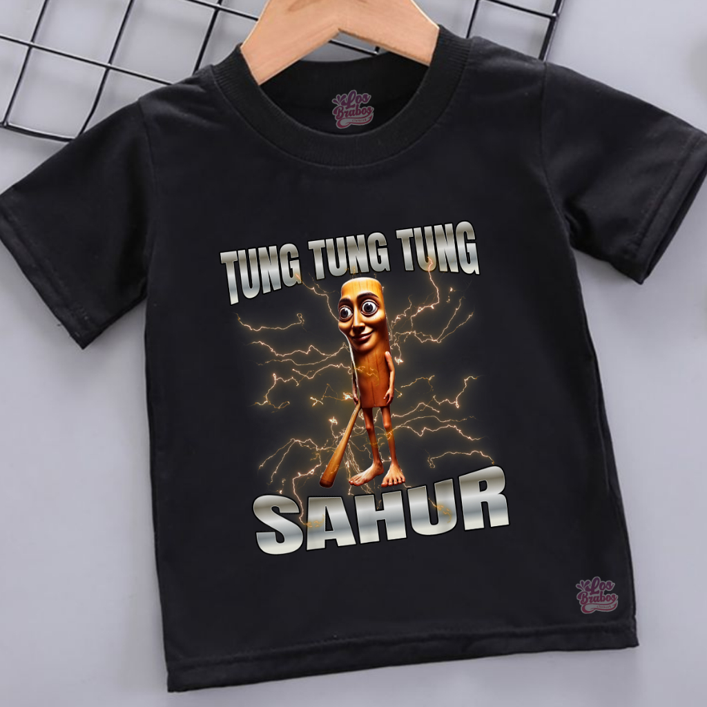 CAMISETA INFANTIL TUNG TUNG TUNG SAHUR MEME FAMOSO ITALIAN BRAINROT ...