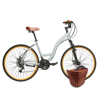Kit Bicicleta Aro 26 BLITZ Comodo Urbana 21v + Cestinha e Cadeado em Oferta na Shopee