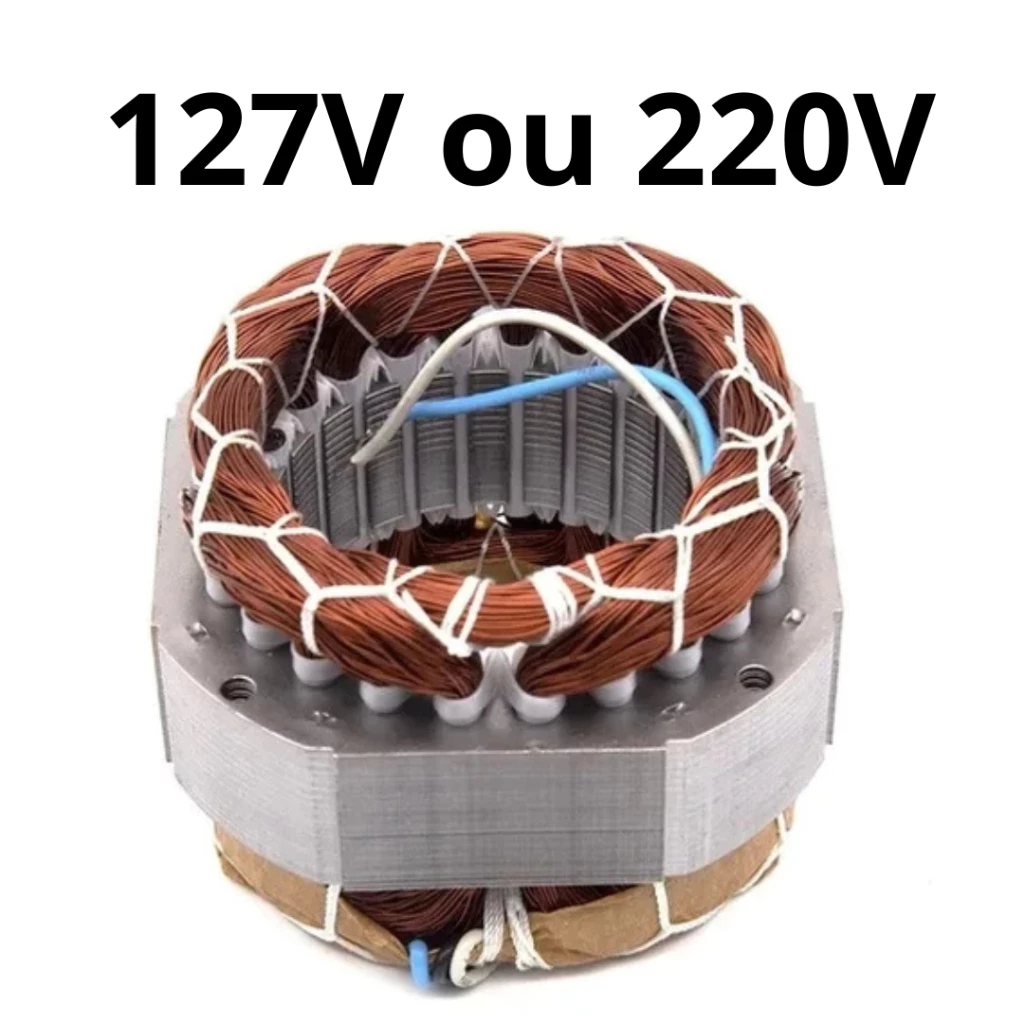 Estator Q18mm Para Motor Portão Eletrônico Deslizante Residencial 1/4hp Garen