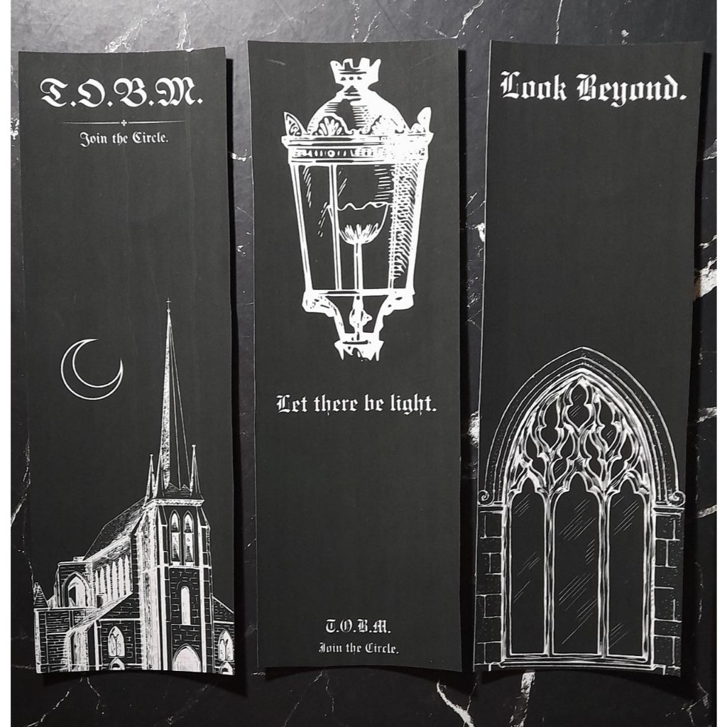 Marcador de Páginas Gótico Dark Ocultismo