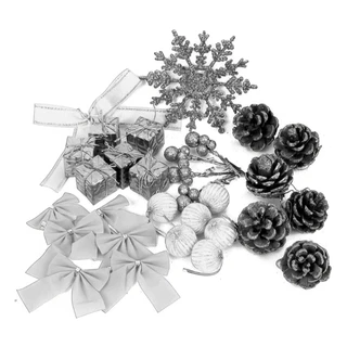 Enfeite de natal Kit 30 Pendentes - Decoração para arvore de natal