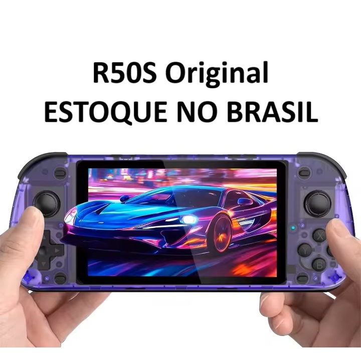 VÍDEO GAME PORTÁTIL R50S Tela de 5.1 e JOGOS PORTS
