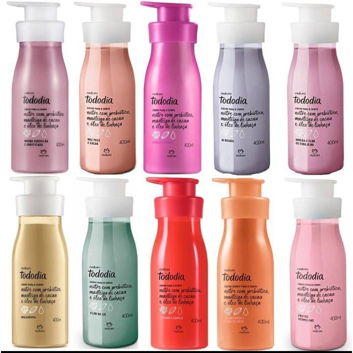 Hidratante corporal Natura tododia 400ml (Variações)