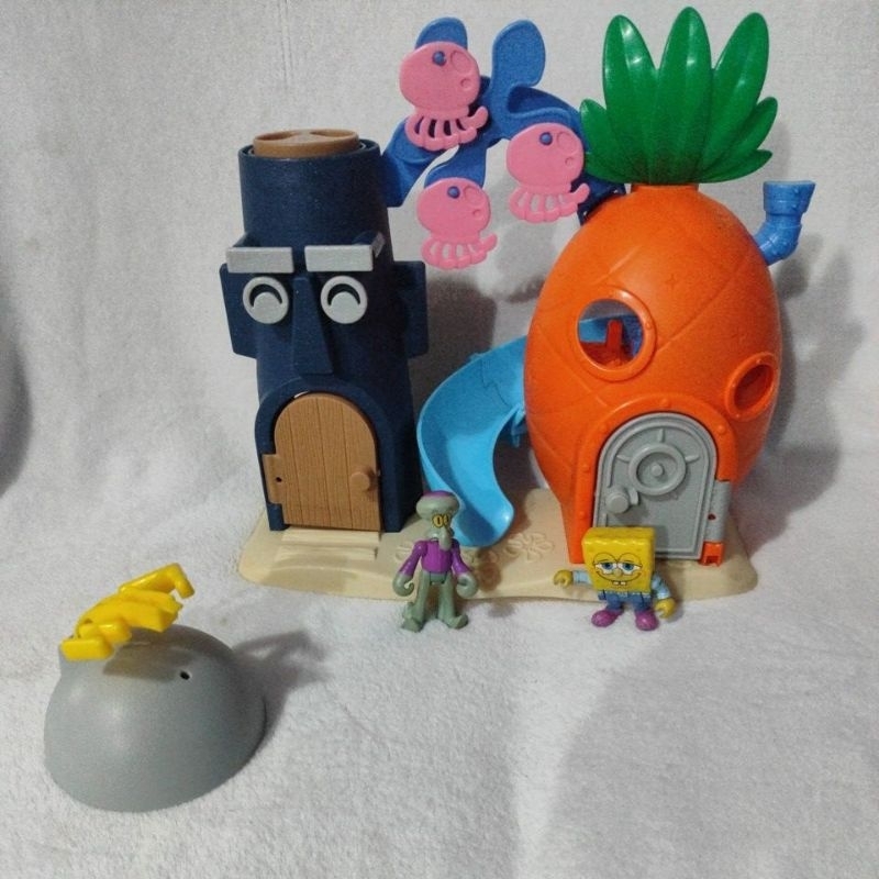 playset casa abacaxi Bob esponja Imaginext completa | Shopee Brasil
