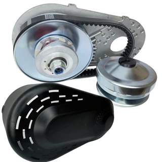 Conversor de Torque CVT Embreagem Correia 7HP p/ Motor Gasolina 19,05mm Trike/Kart/Minibuggy