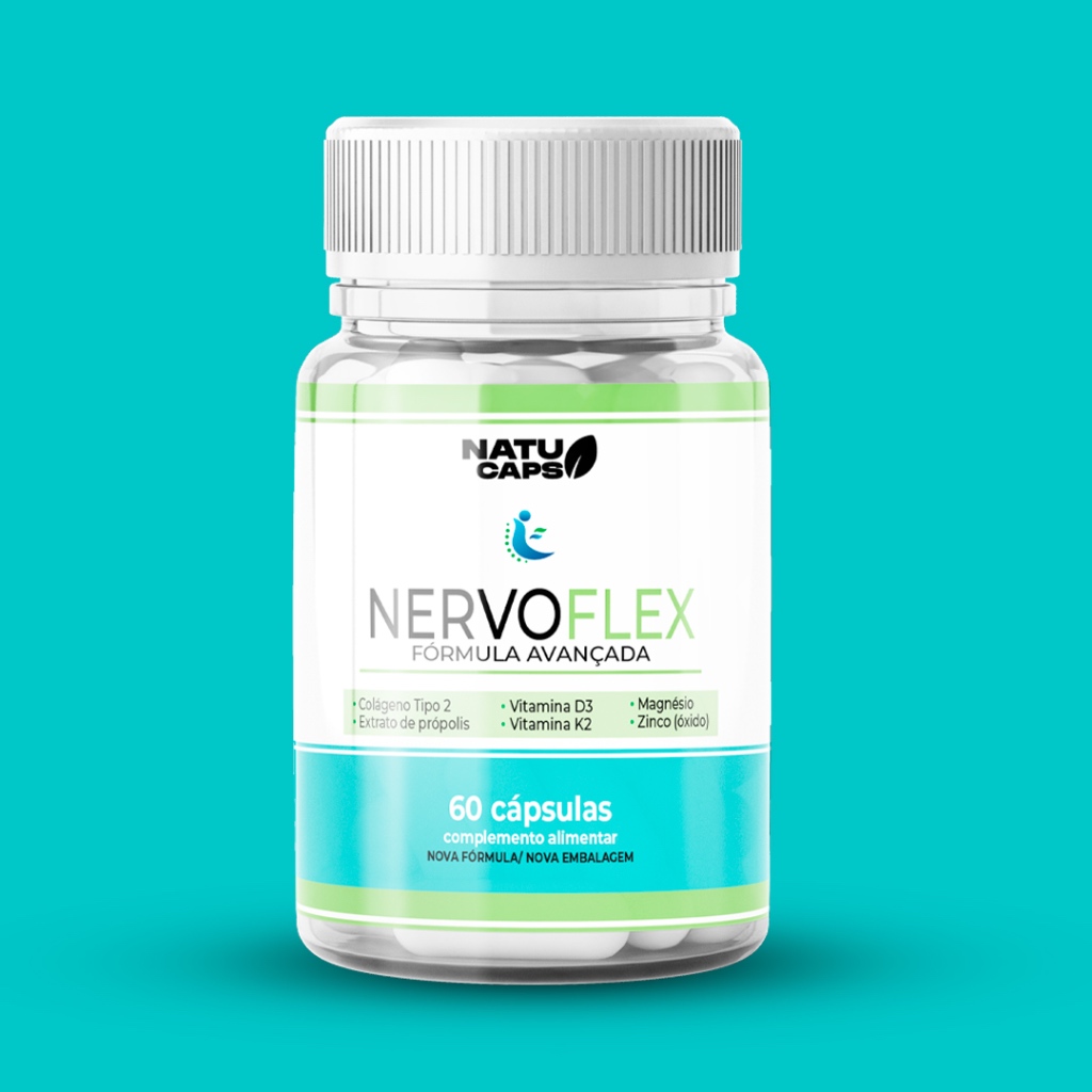 1 Un - Nervoflex - 60 Capsulas - Envio Imediato - Poucas Unidades ...