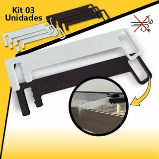 Trava de Janela Contra Vento – Abertura 12cm | PLA Resistente ao Sol | Fácil Instalação