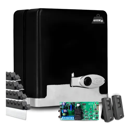 Kit Motor De Portão Ppa Eletrônico Dz 4m Crem 600kg 0hz (Z18