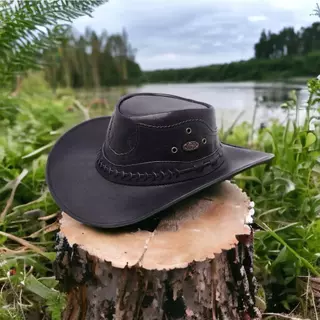 CHAPÉU COUNTRY GUSTAVO LIMA ESTILO AMERICANO COURO LEGÍTIMO LANÇAMENTO