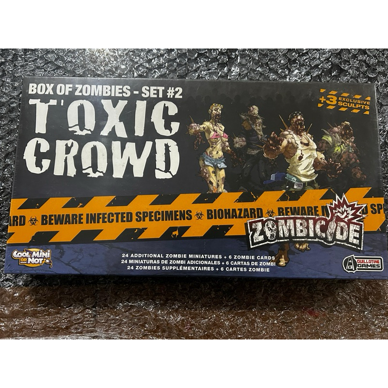 Box of Zombies-Set 2 Toxic Crowd Zombicide | Shopee Brasil