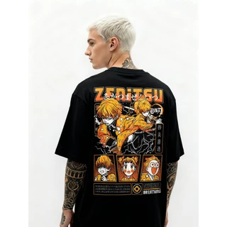 Camisa Oversized Zenitsu Demon Slayer