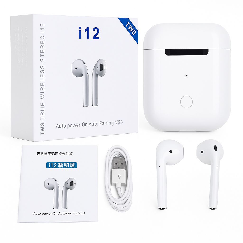 Fone de Ouvido Bluetooth Sem Fio TWS Air Fitness Esportivo