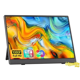 Monitor Portátil 15.6'' Tela Externa Hdr Ips 1080p Ultrafino Full HD IPS Tela 4k Monitor Portátil