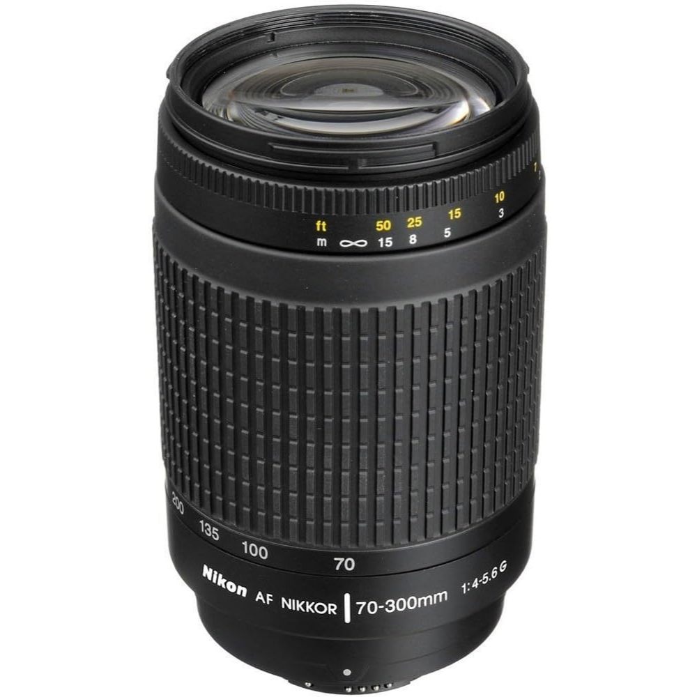Nikon AF Zoom Nikkor 70-300 mm f/4-5.6G Preto (sem VR) [Usada No