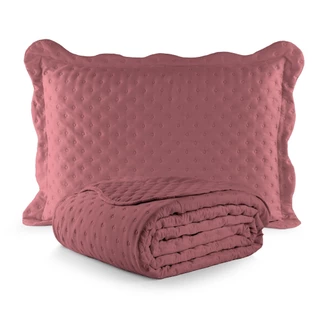 KIT COBRE LEITO COLCHA SOLTEIRO 02 PEÇAS MATELADO - 200 FIOS MICROPERCAL TOQUE MACIO
