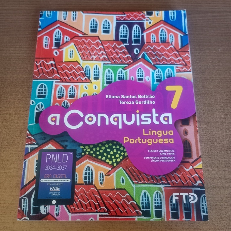 Livro A Conquista Língua Portuguesa: 7º Ano - Eliana Santos Beltrão ...