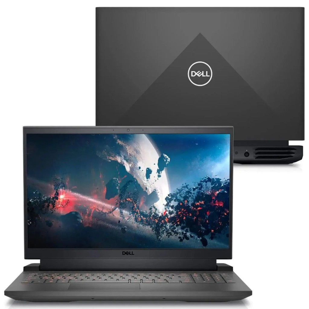 Notebook Gamer Dell, G15 5530, Tela 15.6" 120Hz, Intel Core i7 13ª Geração, 16GB, SSD-512GB, + 6GB Dedicada