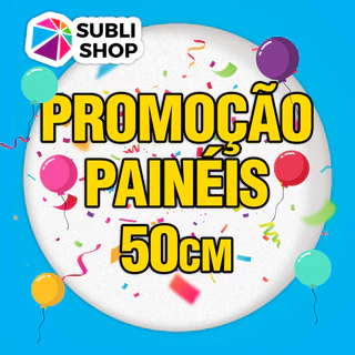 Kit Painel Redondo 50cm • Mini Painel em Tecido Sublimado • Temas Variados • Festa na Mesa • Em Promoção