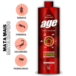 Age Multi-inseticida 1l Escorpião Baratas Formigas
