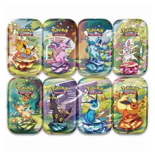 Mini Lata Evoluções Prismaticas Pokemon