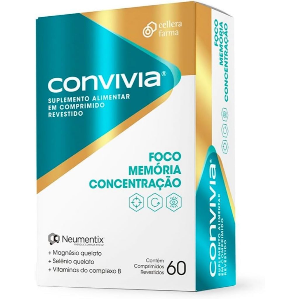 Suplemento Alimentar Convivia 60 Comprimidos | Shopee Brasil
