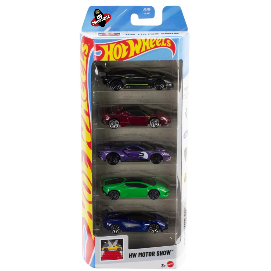 Hot Wheels HW Motor Show 5-Pack 2025 Ferrari SF90 Stradale