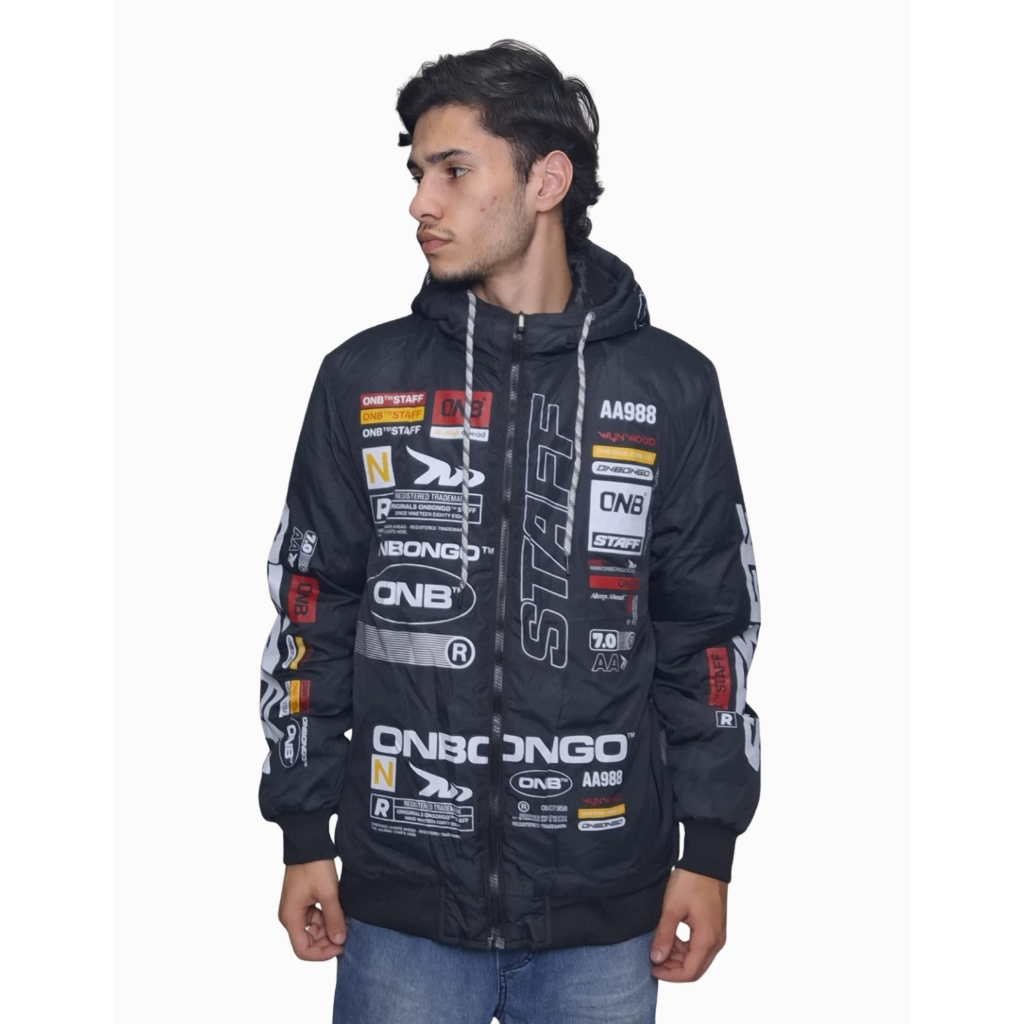 Onbongo Jaqueta Masculina Staff Racing | Shopee Brasil