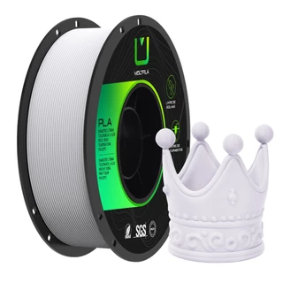 Filamento PLA Matte Branco Impressão 3D 1kg Multfila