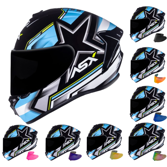 Capacete Moto Masculino Feminino Asx Draken Pilot Argentina Com