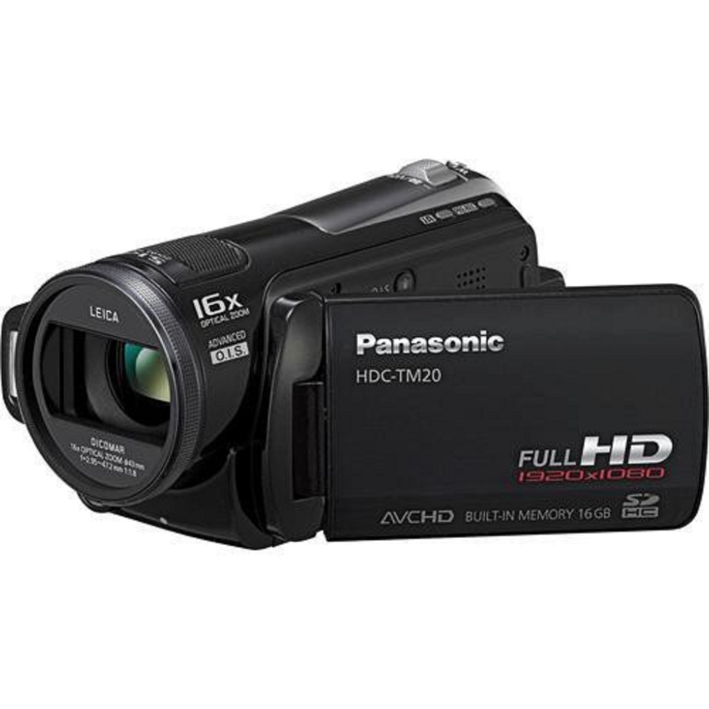 Câmera Digital Filmadora Panasonic HDC-TM20 HD zoom óptico de 16x