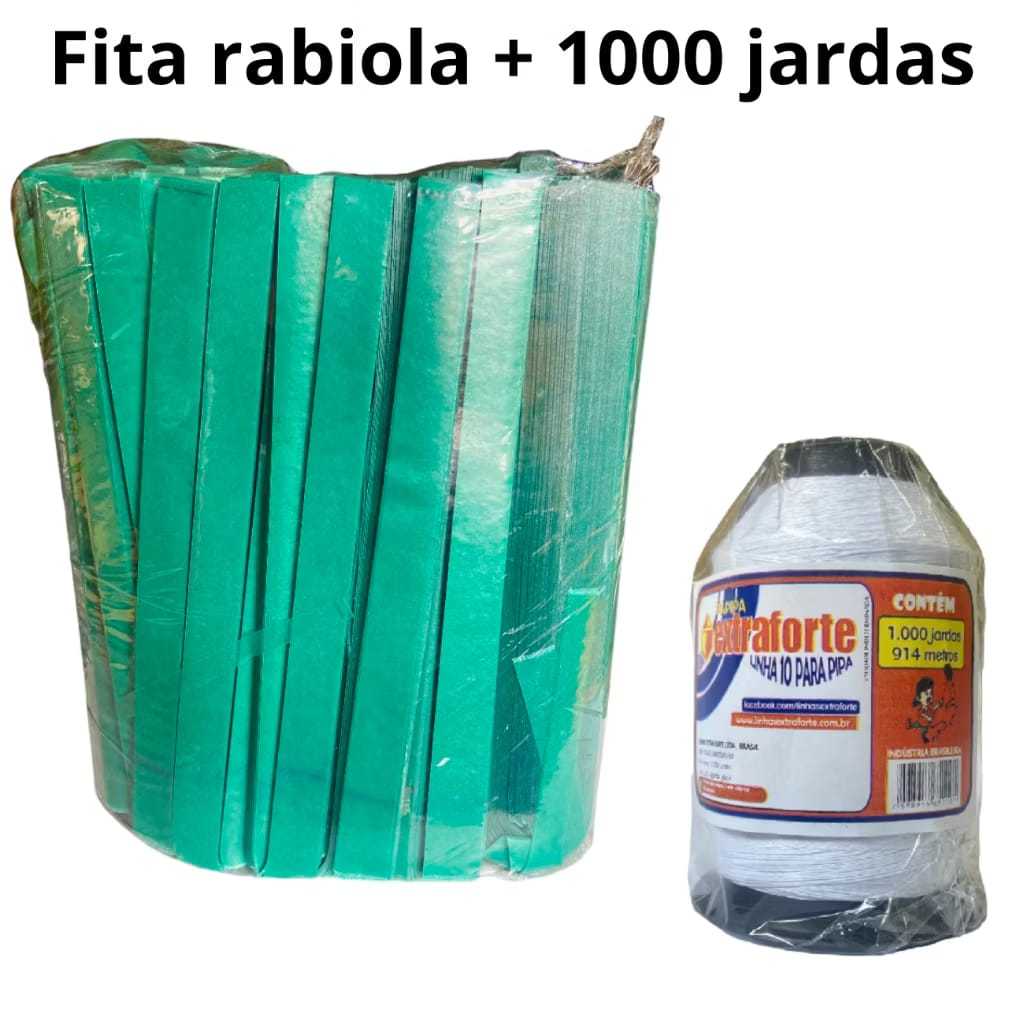 Kit Fitinha de Rabiola Cotoco Com Linha 2.500 Jardas | Shopee Brasil