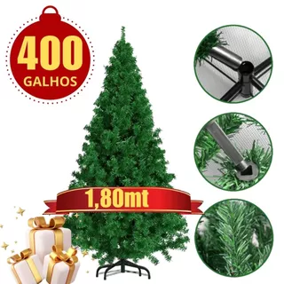 KIT ÁRVORE DE NATAL VERDE GALHOS CHEIOS + PISCA PISCA LED PINHEIRO PREMIUM ENVIO IMEDIATO 24 HORAS