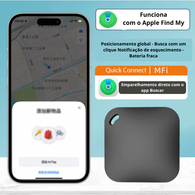 Rastreador AirTag Smart Tag Localizador GPS Diversos Casos - IOS ...