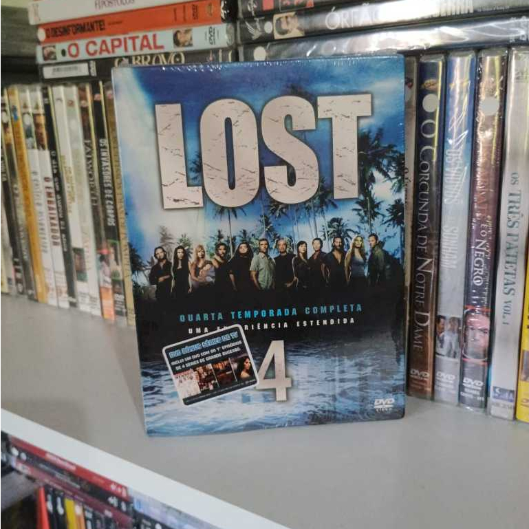 BOX DVD - LOST - QUARTA TEMPORADA (LACRADO/DUBLADO) | Shopee Brasil
