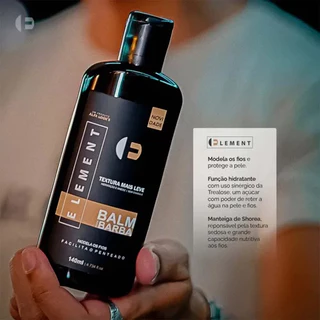 Balm Para Barba Hidratação Antifrizz Element Alfa Looks Com 140ml