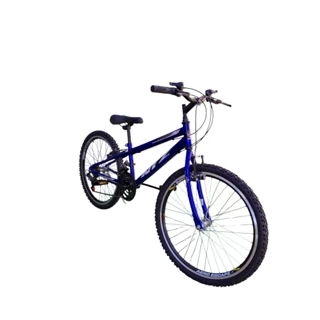 Bicicleta Aro 24 18 Marchas MTB Infantil Juvenil Freio V-Brake Cores Variadas em Oferta na Shopee