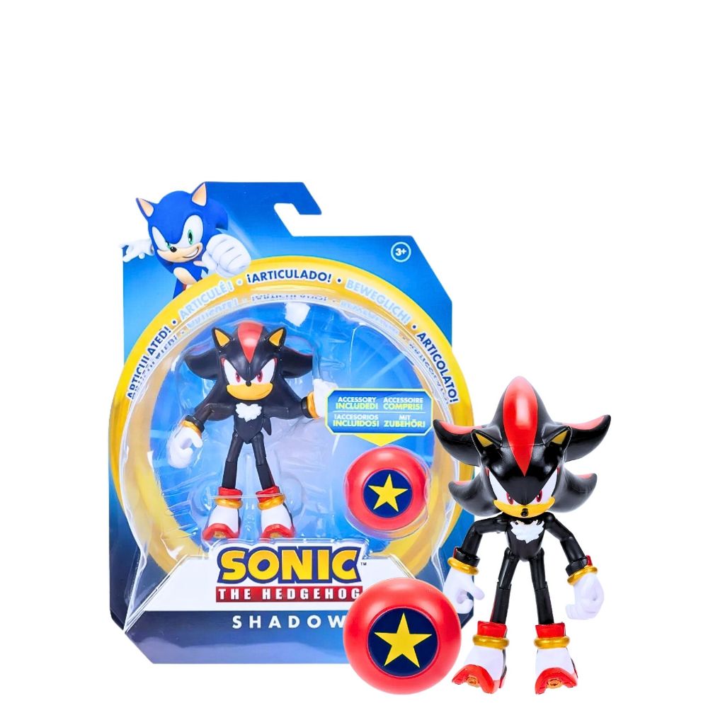 BONECO SONIC SHADOW THE HEDGEHOD ARTICULADO | Shopee Brasil