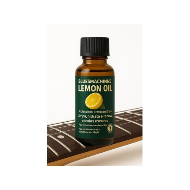 Óleo de Limão para Hidratar Escala Escura Violão Guitarra Baixo