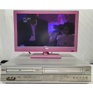 Vídeo Cassete Lg + Dvd Dc-596b Com Controle Remoto