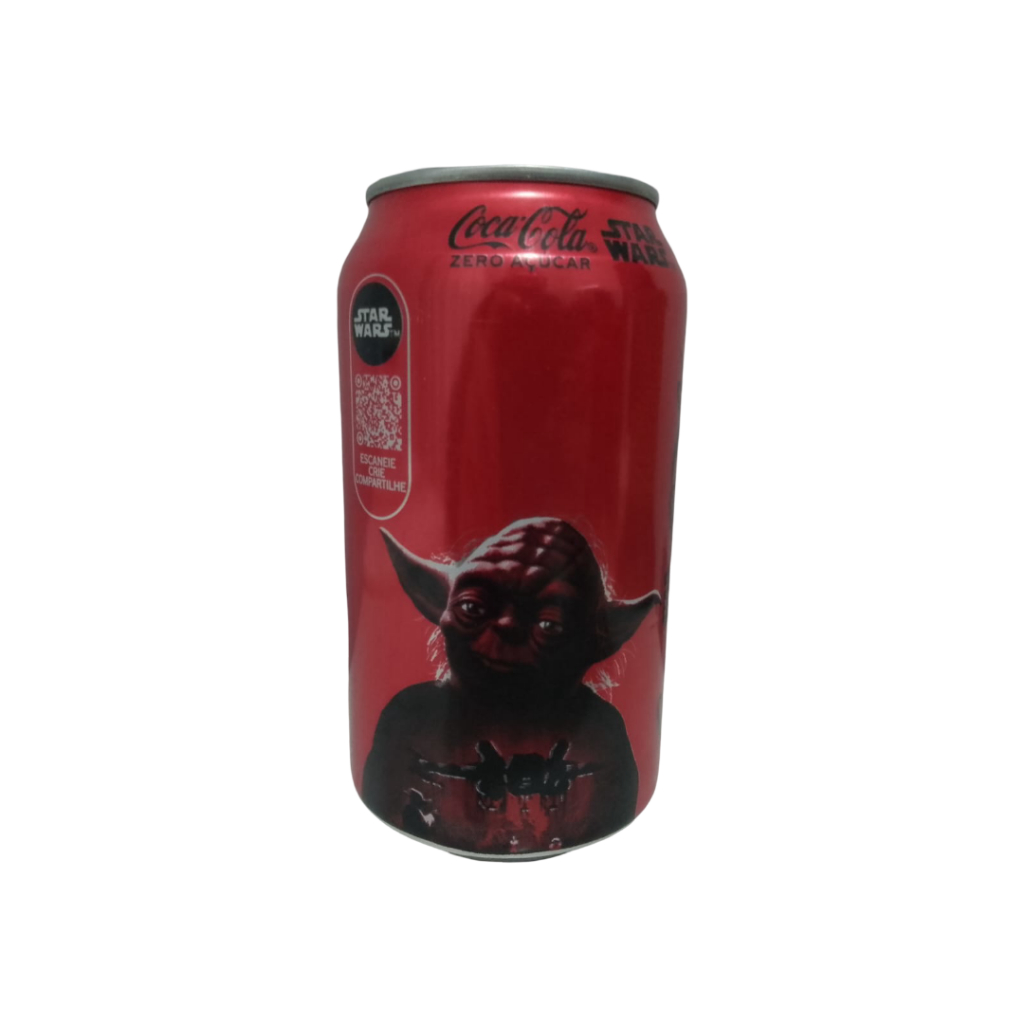 Yoda Coca-Cola Zero 350mL Star Wars Refrigerante - Exclusivo Original ...