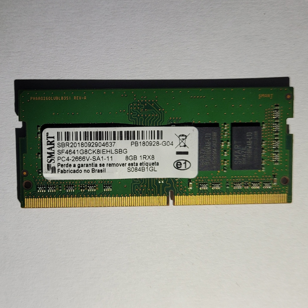 Memória RAM Notebook DDR4 8Gb 2400mhz Pc4-2400T | Shopee Brasil