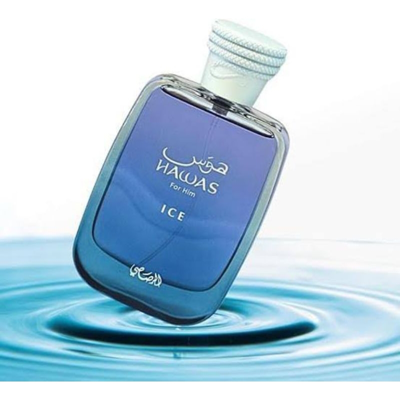 PERFUME ÁRABE MASCULINO HAWAS ICE FOR HIM RASASI original -Envio