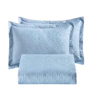 Colcha Casal Cobre Leito 3 Peças Matelada King Murano Kit Cama Queen Solteiro Percal 150 Fios Dupla Face Conforto Luxo